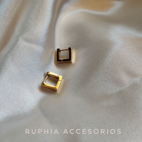 Cuadraditos acero dorado