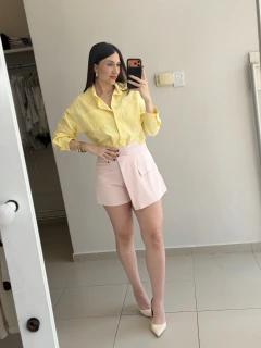CAMISA JANAINA LINHO - ELA DE MARIA - Roupas Femininas 