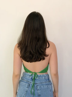 BLUSA CROCHE TRIANGULO BRASIL - loja online