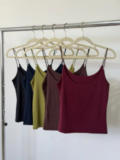 BLUSA ALCINHA POLIAMIDA - ELA DE MARIA - Roupas Femininas 