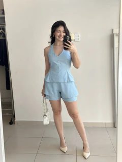 CONJUNTO SHORT LOVE - ELA DE MARIA - Roupas Femininas 