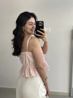 BLUSA FLOR LETICIA - ELA DE MARIA - Roupas Femininas 
