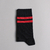 Medias Stripes Negro - Rojo