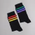 Medias Pride Stripes - Negro