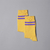 Medias Stripes Amarillo - Violeta