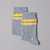 Medias Stripes Gris Melange medio - Amarillo