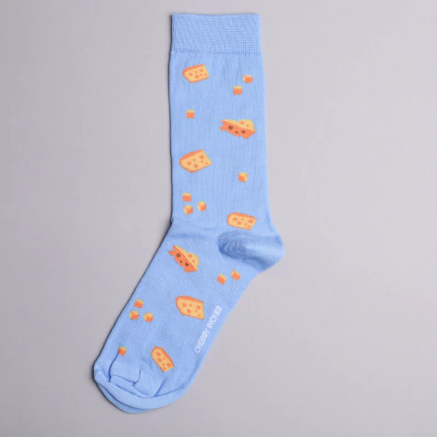 Medias Quesos - Celeste - comprar online