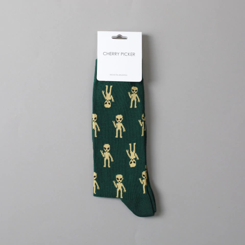 Medias Alien - Verde Ingles - comprar online