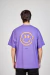 Remera Happy Face - Violeta - comprar online