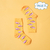 Medias KIDS Triceratops - Amarillo en internet