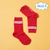 Media KIDS White - Rojo - comprar online