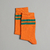 Medias Stripes Naranja - Verde