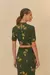 Blusa retilínea estampada brilho de banana - 143894 - comprar online