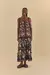 Vestido cropped estampado lenço lia - 338889