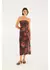 Vestido tule estampado flor rosália - 145663