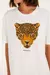 T-shirt media onça esmeralda off white - 347444 na internet