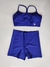 Vestido Conjunto Top + Short Azul - Crossthings