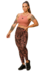 Legging Cós Drapeado Workout Marrocos pwrd