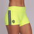 Short Curto Bscross com Elástico Amarelo Neon