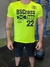 Camiseta Masculina BS Cross 22 Amarelo Neon