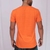 Camiseta Masculina Caveira Craquelada Bs Laranja - comprar online