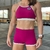 Short Fem S/T Cueca Contrast Bs Rosa Bege