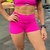 Short Curto Cintura Alta Bs Rosa 1