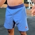 Short Masculino Tactel C/ Fend Bs Azul Mescla