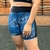 Short Feminino Meia Coxa Bs Raios Azuis na internet
