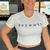 Cropped Feminino Bscross Branco
