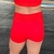 Short Feminino Curto C/ Cont Bs Vermelho - comprar online