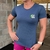 Camiseta Feminina Básica Strong Woman Bs Azul na internet