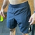 Short Masculino C/ Short Térmico C/F Preto quadrados