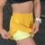 Short Fem Tactel com Forro Interno Amarelo na internet