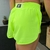 Short Fem Tactel com Forro Interno Amarelo Neon - comprar online