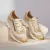 Sneaker Confort 802 - HUESO PLATINO