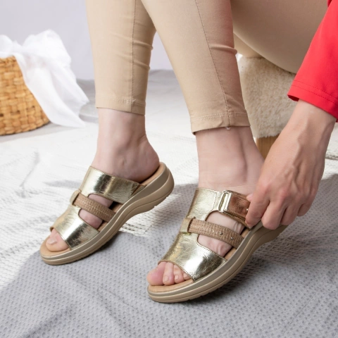SANDALIA confort 509 DORADO
