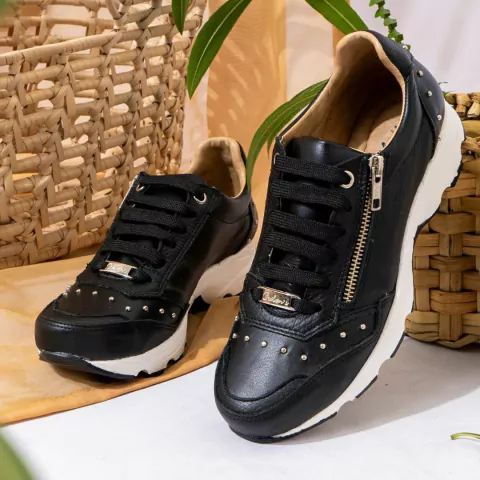 Sneaker Confort 801 Negro