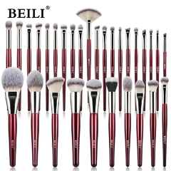 Set Burgundy BEILI 30 piezas profesional - Pali