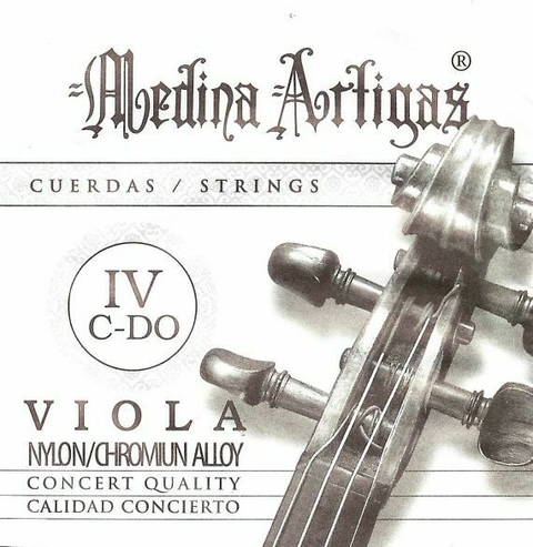 1849 4° CUERDA SUELTA VIOLA MEDINA ARTIGAS STEEL/CROMO (copia)