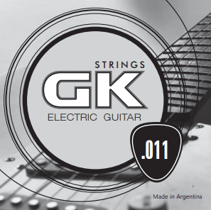 2011/1 1º CUERDA SUELTA GUITARRA ELECTRICA GK .011