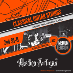 552 2° CUERDA SUELTA NARANJA MEDINA ARTIGAS GUITARRA CLÁSICA NYLON
