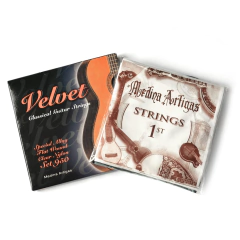 950 ENCORDADO VELVET GUITARRA CLÁSICA ENTORCHADO LISO - comprar online