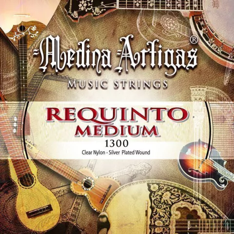1300 ENCORDADO MEDINA ARTIGAS REQUINTO PLATEADO TENSIÓN MEDIA