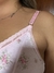 Imagen de Corpiño Triangulito de Algodón - Estampa Floral rosa