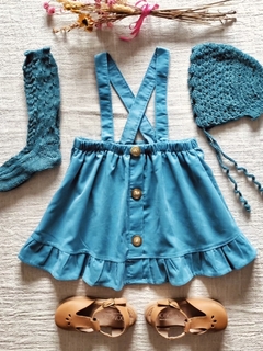 Jumper CELINE corderoy celeste •beba• - comprar online