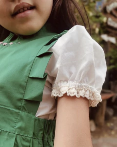 Vestido IDELMA verde •beba•