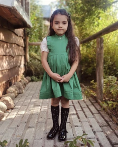 Vestido IDELMA verde •beba• en internet