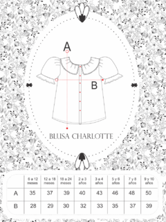 Blusa CHARLOTTE niña (outlet)