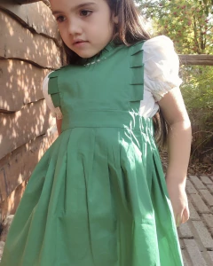 Vestido IDELMA verde •beba• - comprar online